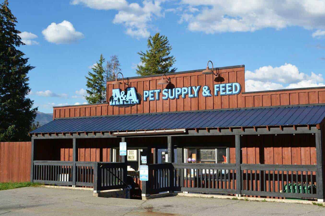A&A Pet Supply storefront in Frisco, CO